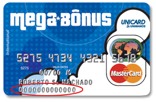 "Cartão de Crédito Mastercad International"